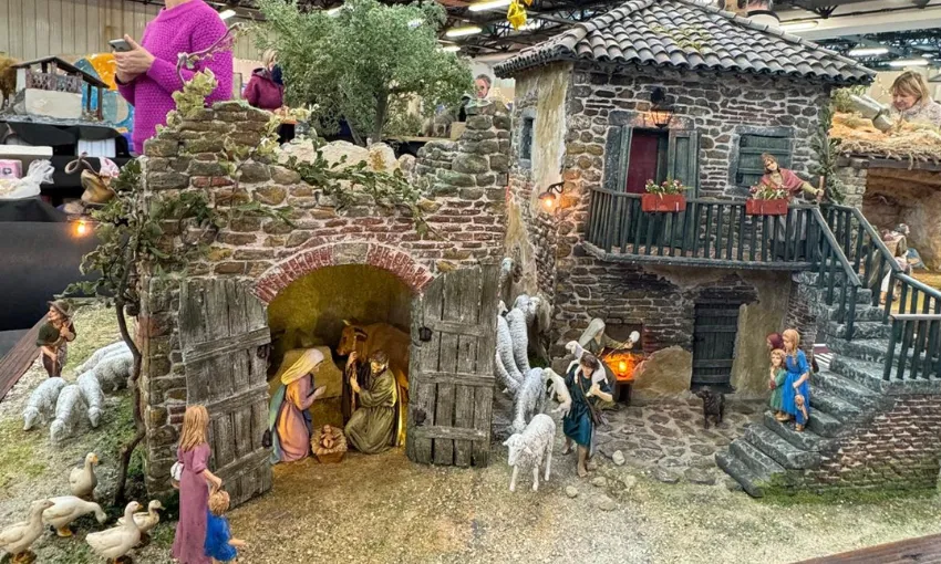 Presepe alla mostra dei presepi alla Winter Chtistmas di Forlì