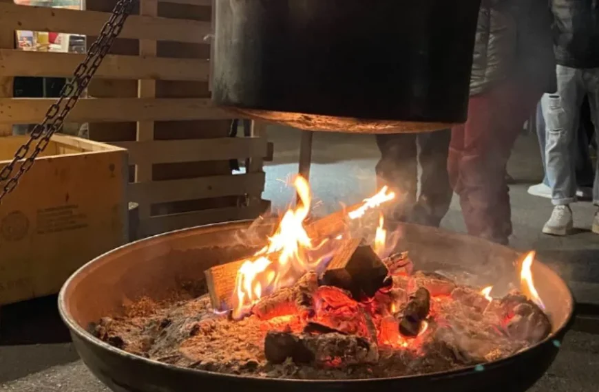 Braciere alla fiera d'autunno di Roncofreddo