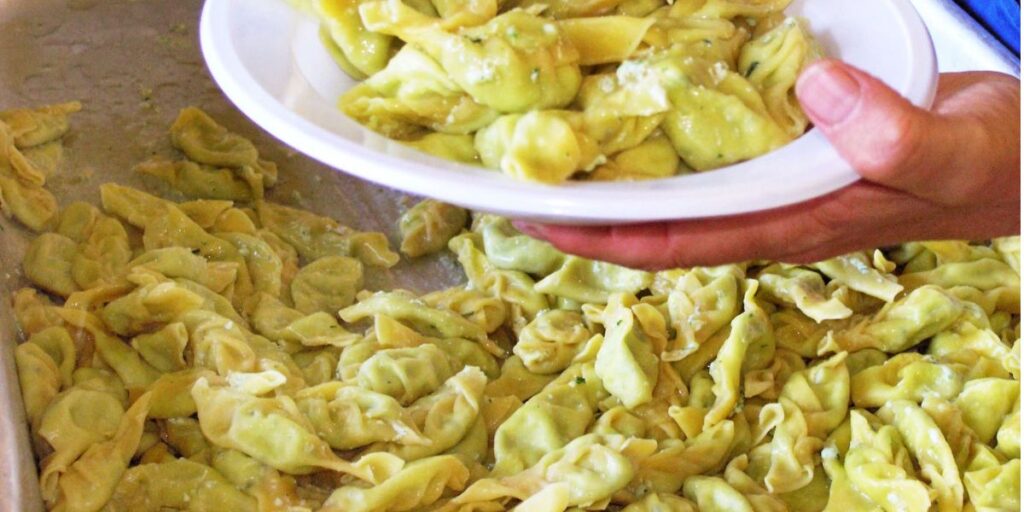 tortelli con la coda