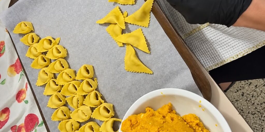 tortelloni di zucca