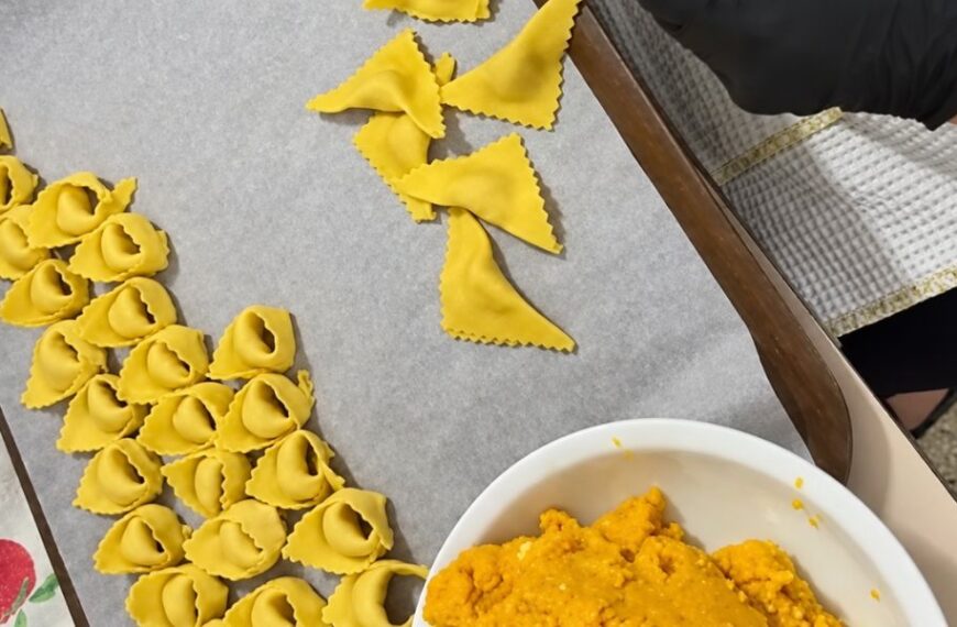 tortelloni di zucca