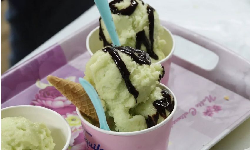gelato alla mela